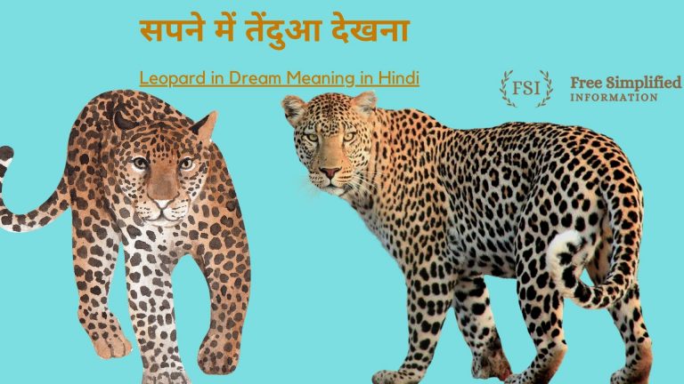 सपने में तेंदुआ देखना इसका मतलब क्या है? Leopard in Dream Meaning