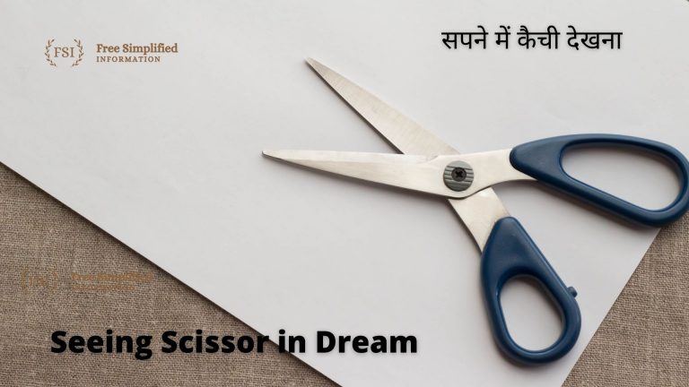 सपने में कैची देखना इसका मतलब क्या है? Scissor in Dream Meaning